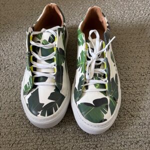 Zara leather sneakers
